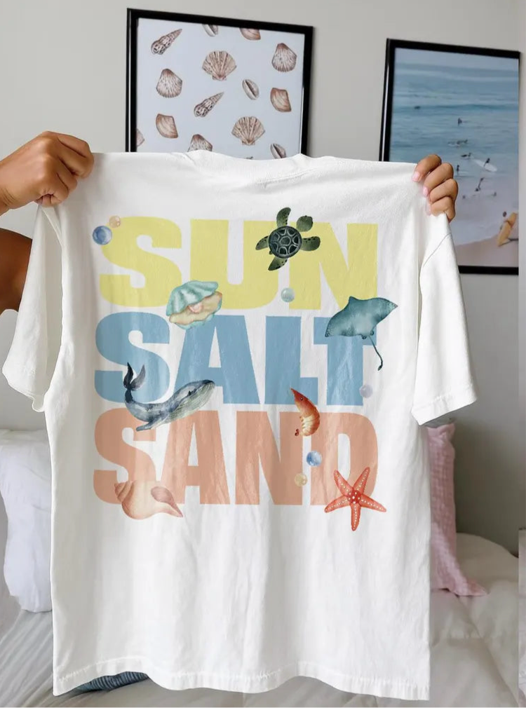 Sea Shirt 🩵 Beach long Tshirt